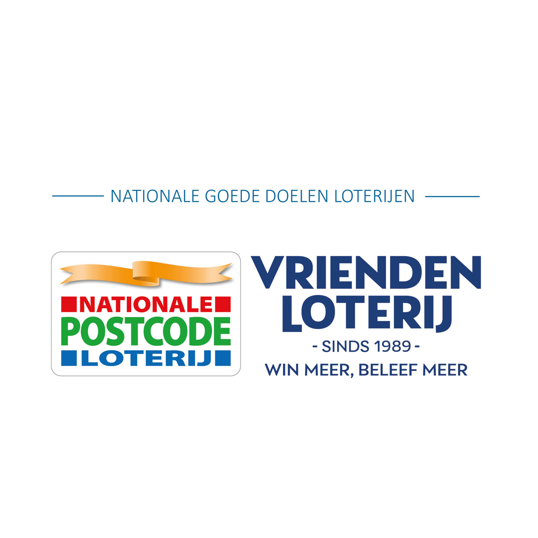 Logo van VriendenLoterij en Nationale Postcode Loterij
