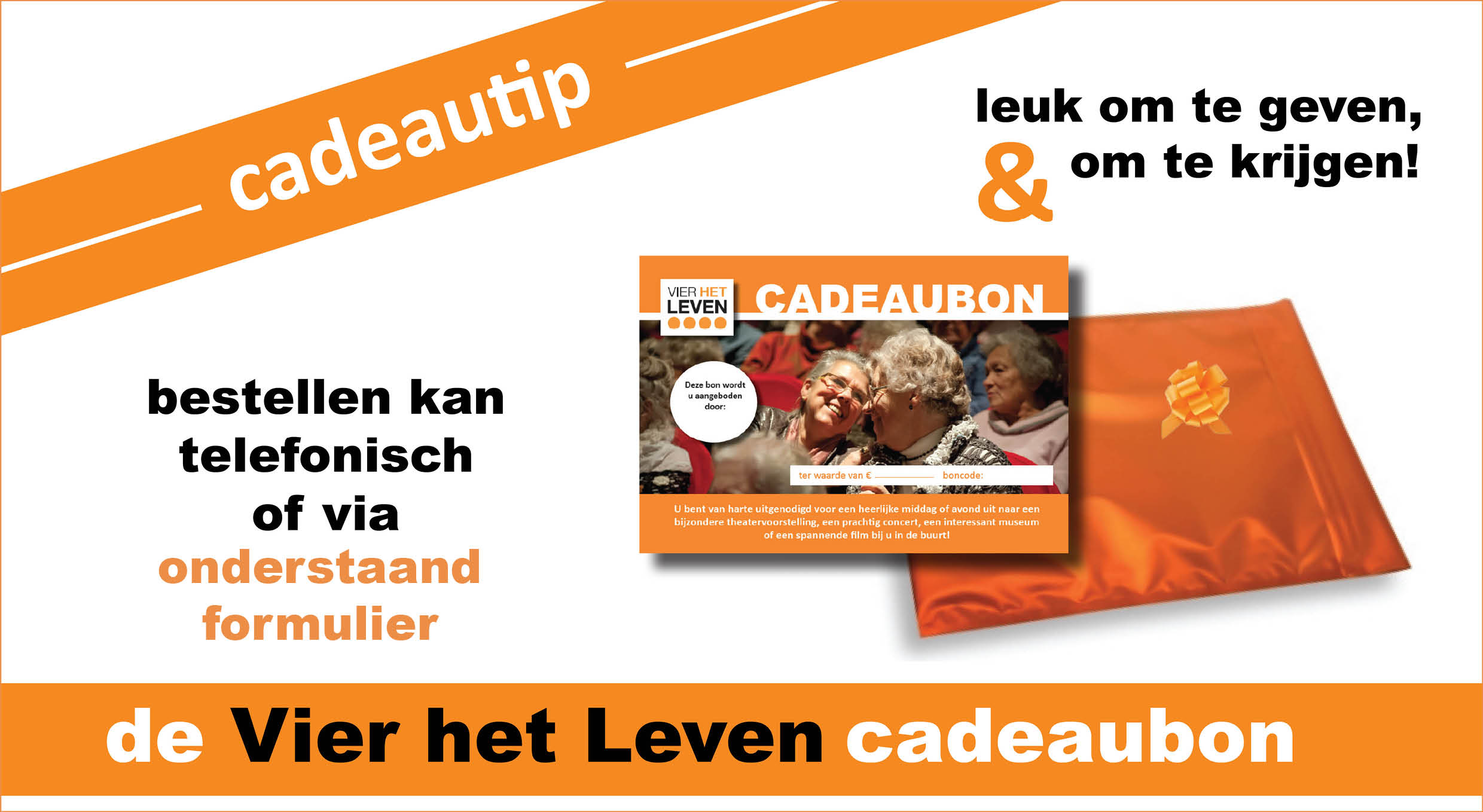 advertentie cadeaubon